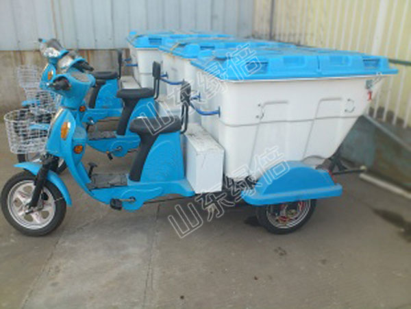 Electric Three-Wheeled Can Container Cleaning Car