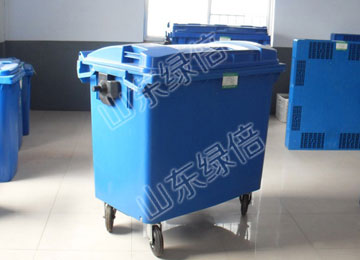 Plastic Garbage Bin Outdoor Waste Container