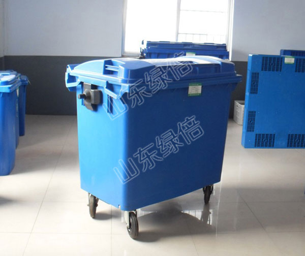 Plastic Garbage Bin Outdoor Waste Container