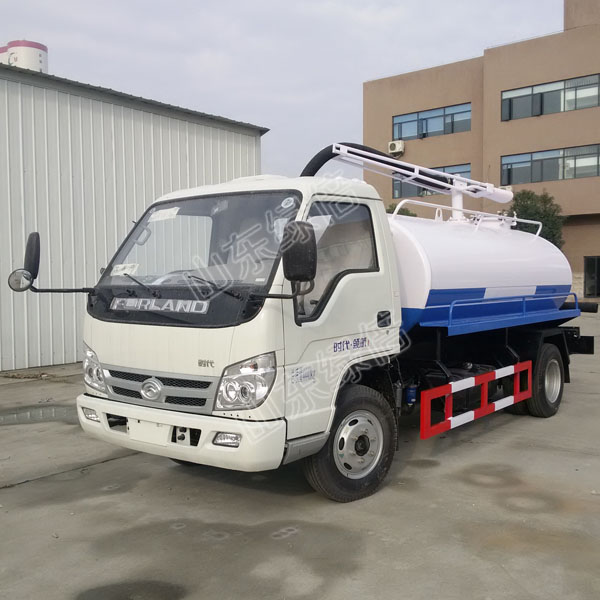 Small Vacuum Sewage Suction Truck