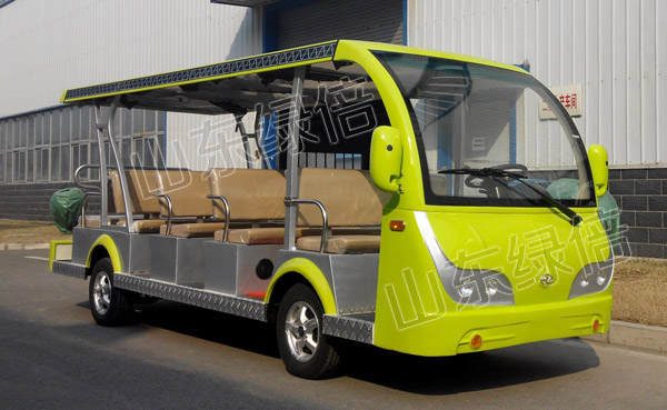14 Seats Solar Powered Electric Car