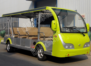 14 Seats Solar Powered Electric Car