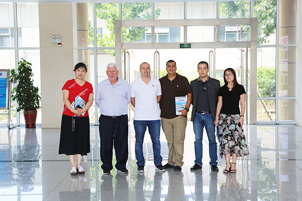 Warmly Welcomes Colombian Merchants To Visit Shandong Lvbei For Purchase Steel Material