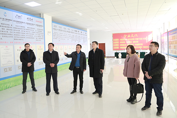 Warmly Welcome Jining High-Tech Zone Leaders Visit Shandong Lvbei