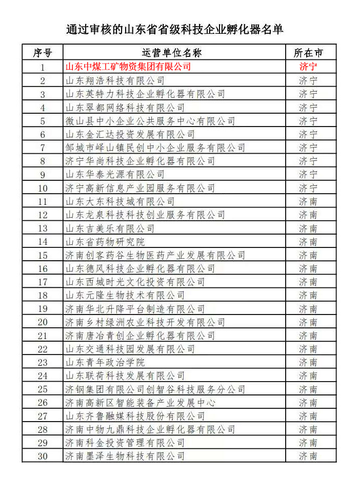 Congratulations To Shandong Lvbei For Successfully Passing The Provincial Science And Technology Business Incubator Audit In Shandong Province