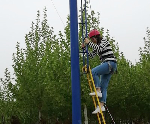 Shandong Lvbei Youth League Committee was invited to participate in the outdoor development training activities of “Promoting Youth and Creating Glory” in Jining High-tech Zone