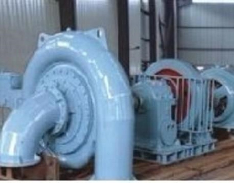 What is the role of the governor in the water turbine