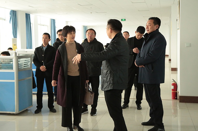 Warm Welcome Yutai County Leadership Visit Shandong Lvbei For Inspection